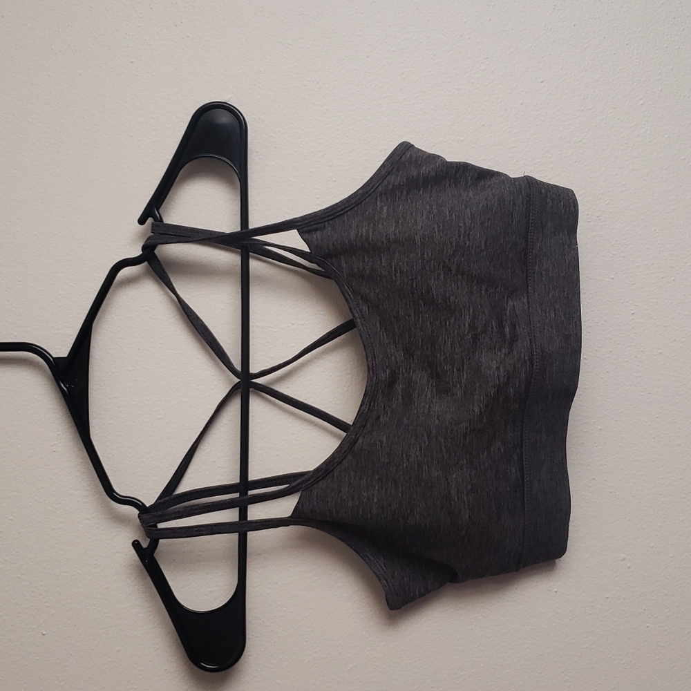Grey Sports Bra